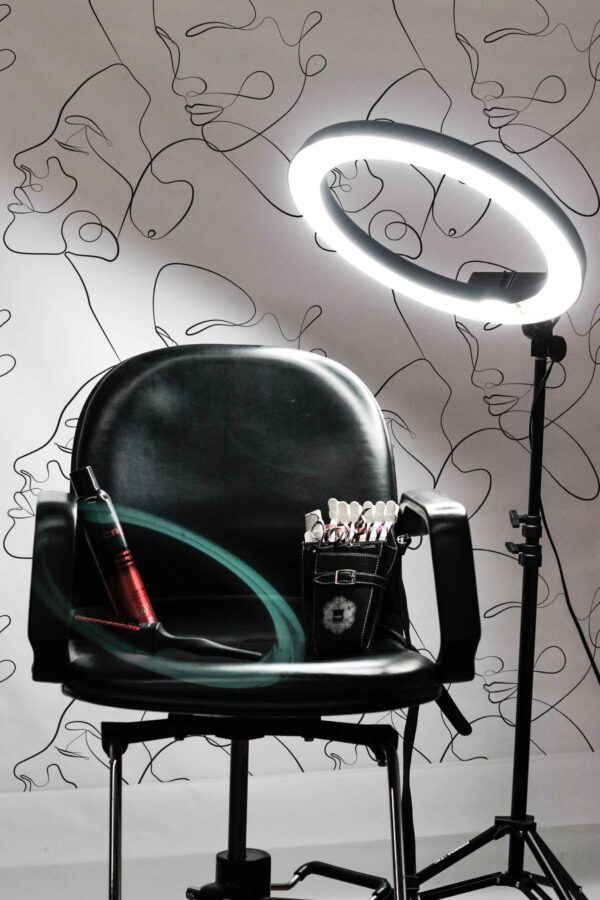 Ladies Salon Monochrome self-adhesive wallpaper by Fancy Walls