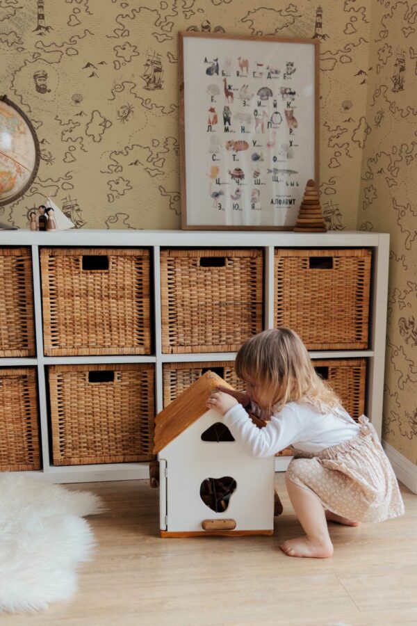 Traditional Old-World Voyage Chic wallpaper from Fancy Walls