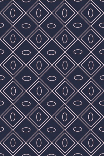 Pattern repeat of Navy blue geometric removable wallpaper design