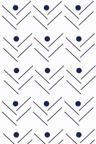 Pattern repeat of Navy blue herringbone removable wallpaper design