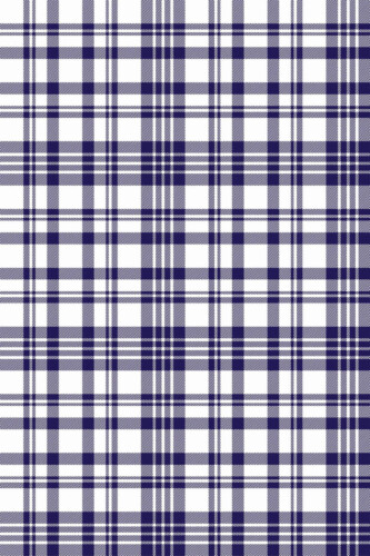 Pattern repeat of Navy blue plaid removable wallpaper design