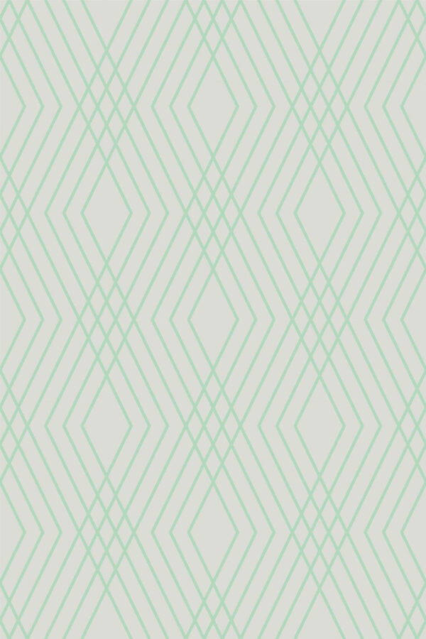 Pattern repeat of Neutral fine lines removable wallpaper design