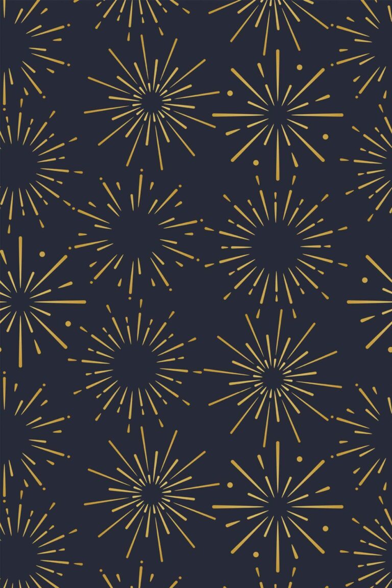 New Year Peel and Stick Wallpaper or Non-Pasted