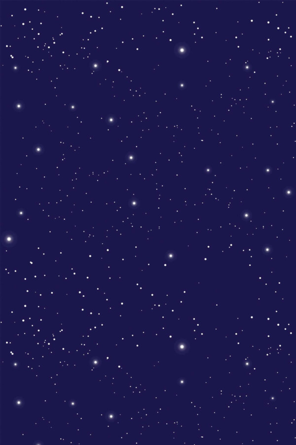 Pattern repeat of Night Sky Blues removable wallpaper design