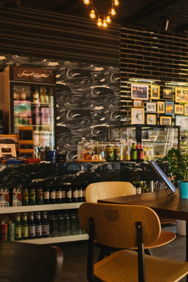 Charcoal Elegance Removable Wallpaper from Fancy Walls