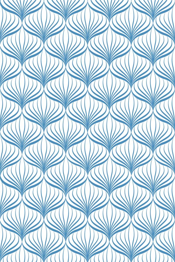 Deco Waves Wallpaper