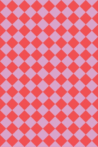 Pink check self-adhesive wallpaper for a vibrant accent wall by Fancy Walls