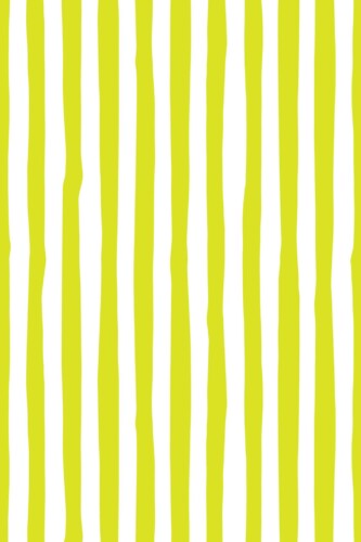Fancy Walls peel and stick wallpaper featuring Chartreuse handdrawn stripes