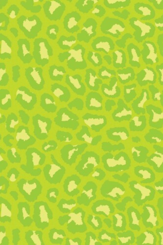 Traditional wallpaper in Chartreuse leopard pattern by Fancy Walls