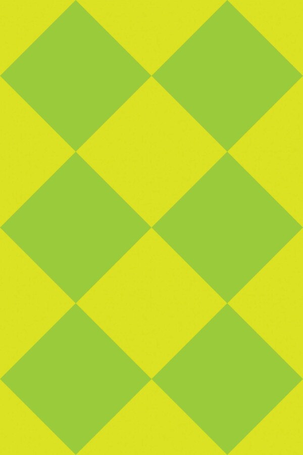Unpasted Chartreuse Rhombus wallpaper in green by Fancy Walls