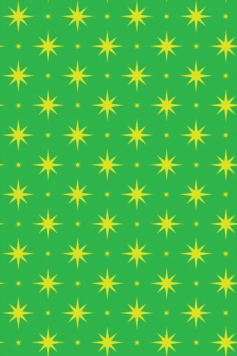 Chartreuse stars on bright green self-adhesive wallpaper by Fancy Walls
