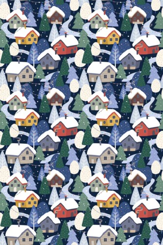 Fancy Walls Christmas mood blue peel and stick wallpaper