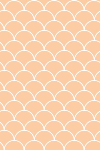 Unpasted Minimalist Peach Art Deco wallpaper in pink by Fancy Walls.