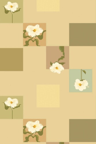 Fancy Walls wallpaper for walls with abstract pixel floral design