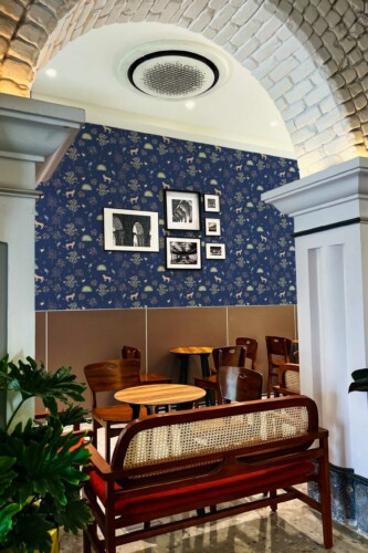 Traditional Blue Animalistic by Fancy Walls