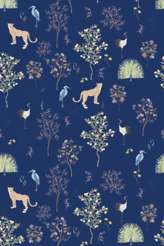 Whimsical Azure unpasted design by Fancy Walls
