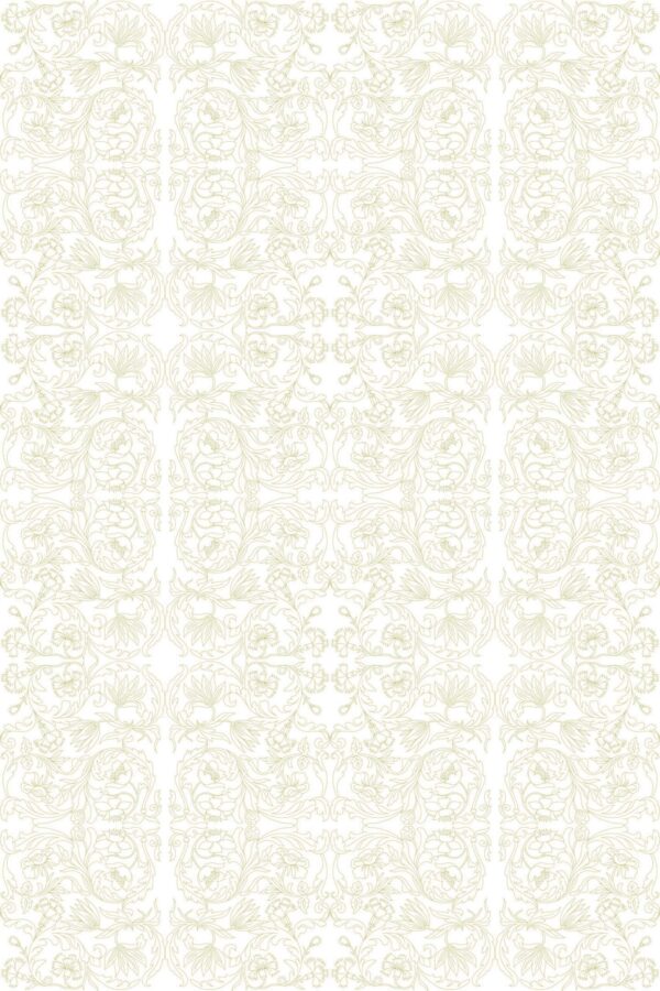Traditional Serene Green Blossoms wallpaper from Fancy Walls