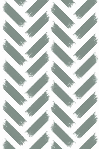 Pattern repeat of Painted herringbone removable wallpaper design