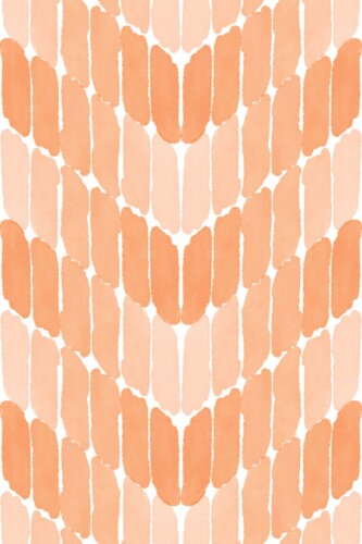 Fancy Walls Paintstrokes in Orange peel and stick wallpaper