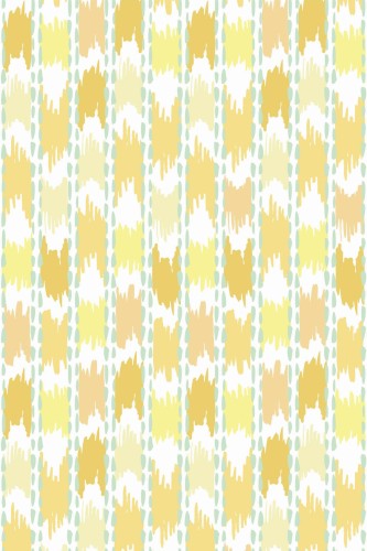 Pattern repeat of Pastel ikat removable wallpaper design