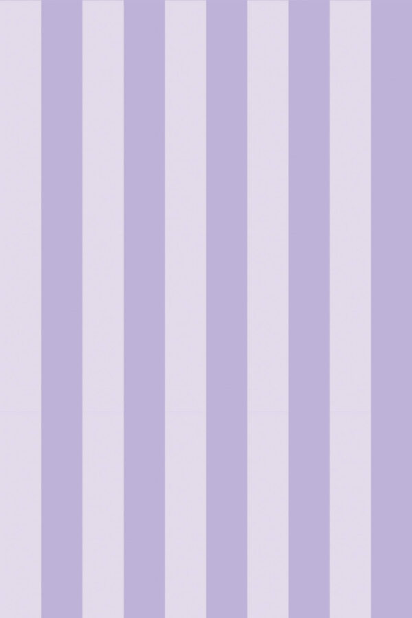 Pattern repeat of Pastel Purple Stripes removable wallpaper design