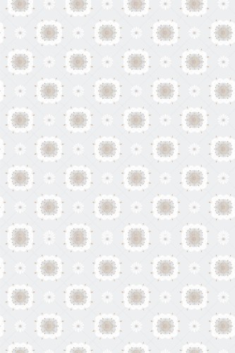 Pattern repeat of Peaceful mandala tile removable wallpaper design