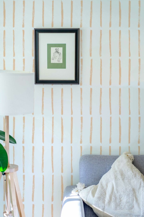 Fancy Walls Pink Strokes Peel and Stick Wallpaper
