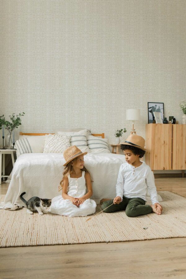 Olive Elegance Bouquet self-adhesive wallpaper by Fancy Walls