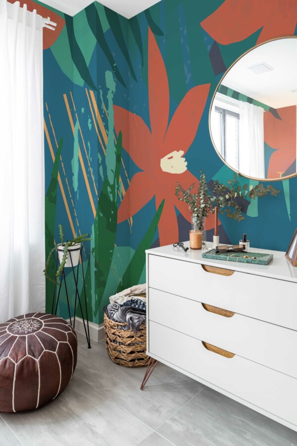 Fancy Walls Floral Essence peel and stick wall murals
