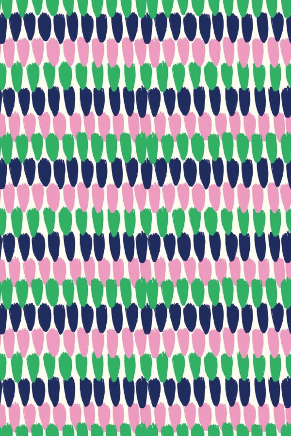 Unpasted Colorful Brush Stroke Wallpaper for Walls by Fancy Walls
