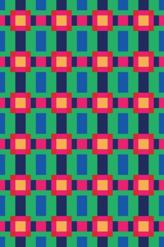 Fancy Walls Peel and Stick Wallpaper in Colorful Geometric Design