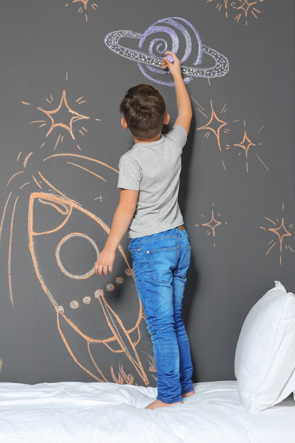 Peel and stick chalkboard Wallpaper