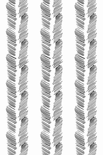 Pattern repeat of Pencil Brush stroke herringbone removable wallpaper design