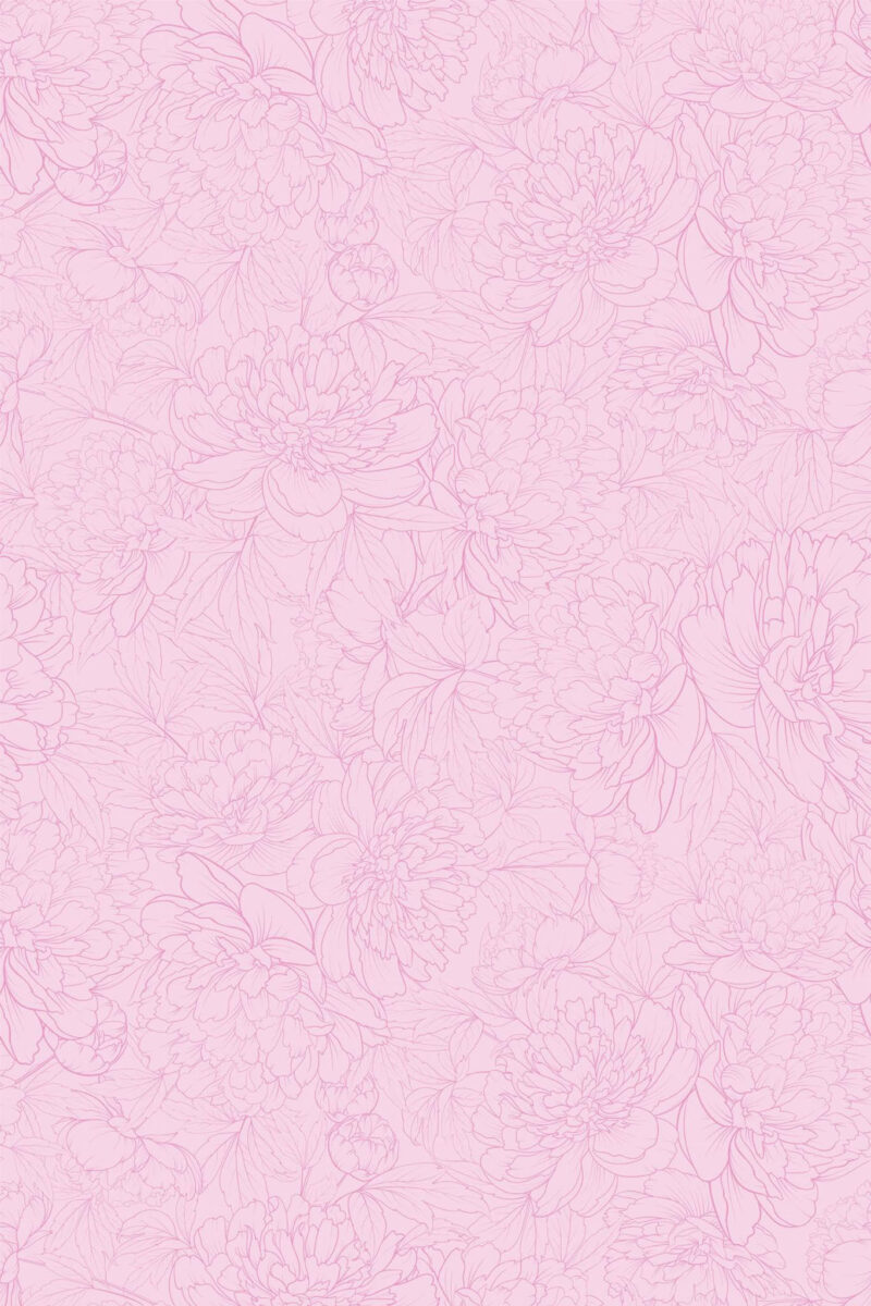 Peony Blush Peel and Stick Wallpaper or Non-Pasted