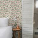 Peel and stick Petite Floral Elegance wallpaper by Fancy Walls