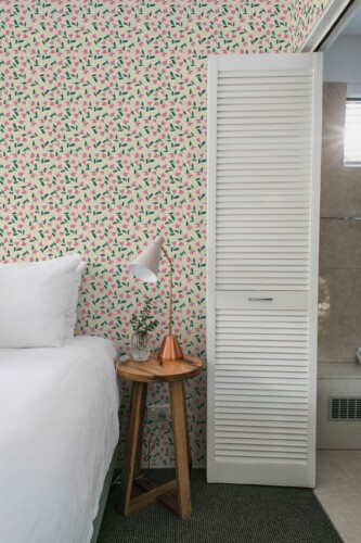 Peel and stick Petite Floral Elegance wallpaper by Fancy Walls