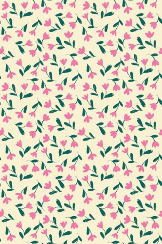 Fancy Walls Whimsical Tulip Haven traditional wallpaper