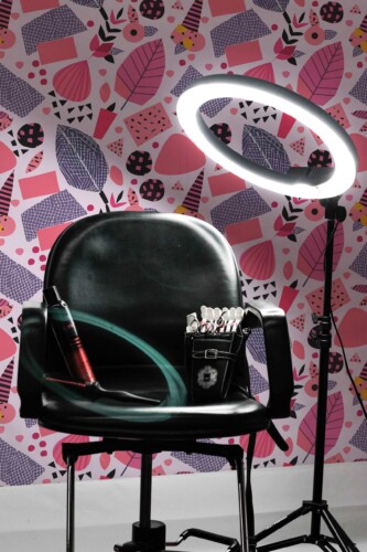 Traditional Pink Abstract Serenity wallpaper from Fancy Walls