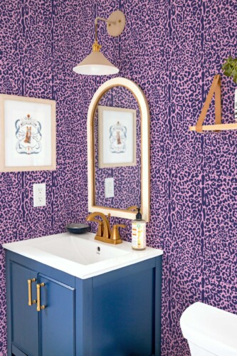 Fancy Walls Pink Pop peel and stick wallpaper