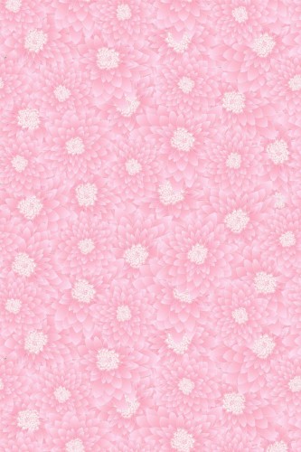 Pattern repeat of Pink chrysanthemum removable wallpaper design