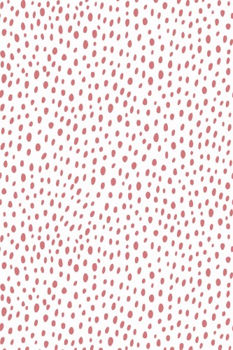 Pattern repeat of Pink dotted removable wallpaper design