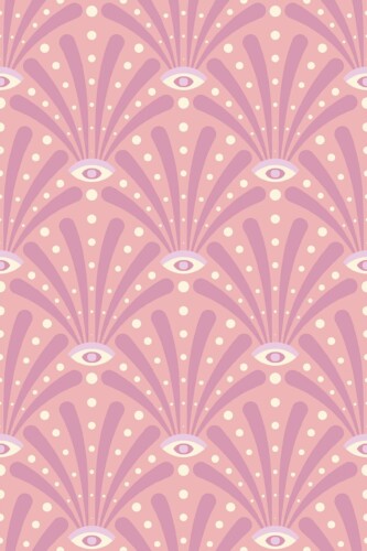 Fancy Walls Pink Geometric peel and stick wallpaper
