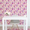 Fancy Walls Pink Halloween self-adhesive wallpaper
