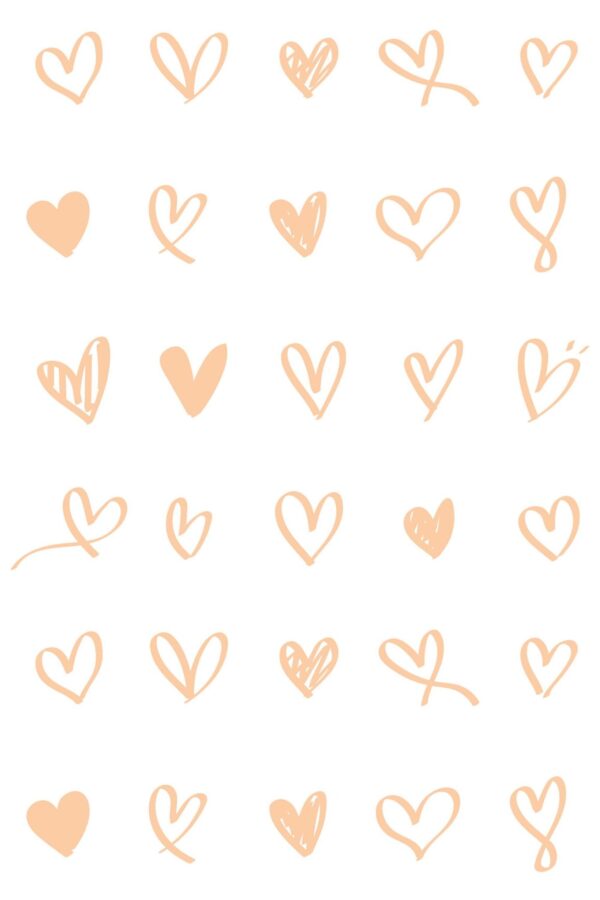 Novelty Peachy Heartwarming Wallpaper for Walls by Fancy Walls