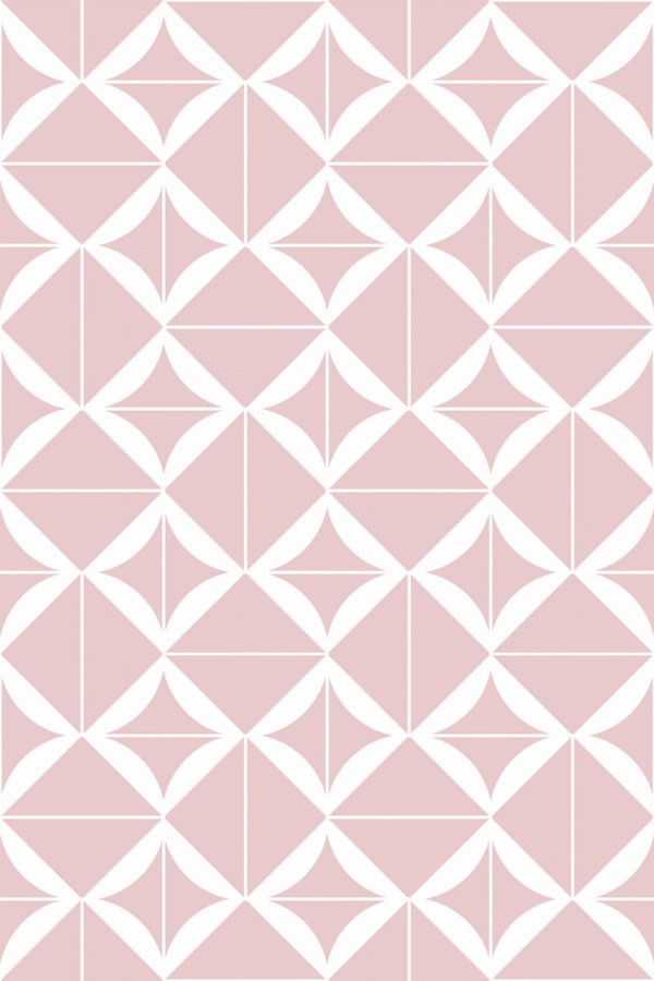 Pattern repeat of Pink square pattern removable wallpaper design