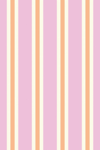 Pattern repeat of Pink Striped Beauty Salon removable wallpaper design