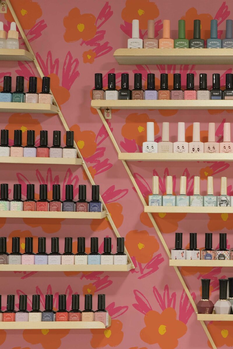 Fancy Walls peel and stick wallpaper featuring PinkBloom