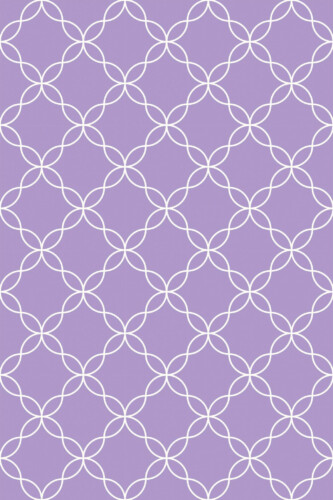 Pattern repeat of Purple Powder Room removable wallpaper design