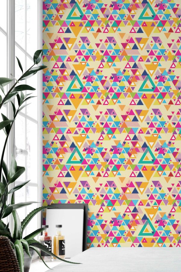 Self-adhesive Vivid Glow wallpaper from Fancy Walls