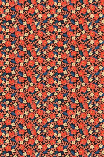 Fancy Walls Red Floral wallpaper for Dining room walls in Botanical style peel and stick wallpaper.
